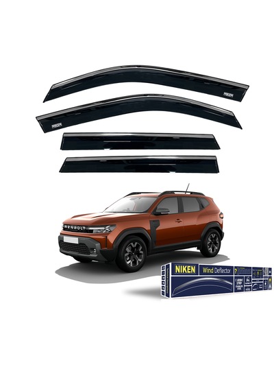 Renault Duster Kromlu Cam Rüzgarlığı 2024 Üzeri 4 Prç