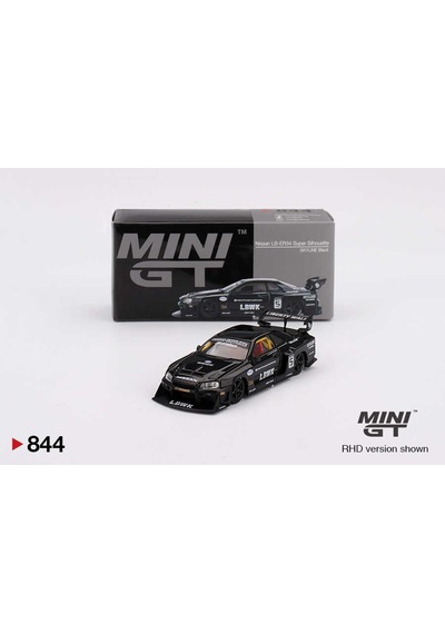 Mini Gt 1/64 844 Nissan Lb-er34 Super Silhouette Skylıne Black