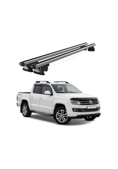 Venüs Volkswagen Amarok 2010-2016 Uyumlu Gri Ara Atkı Port Bagaj Tavan Barı