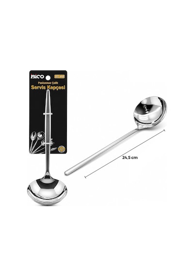 Metal Servis Kepçesi - Krom Renk - 24.5 Cm Diğer