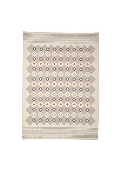 Ikea Vägnät El Dokuması Halı 170 X 240 Cm Gri - Bej