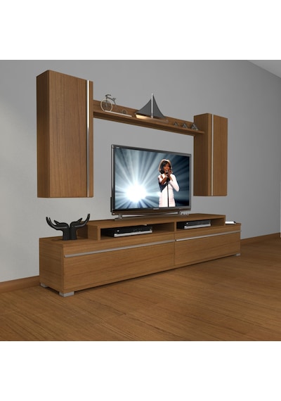 Decoraktiv Ekoflex 7 Mdf Tv Ünitesi Tv Sehpası Ceviz