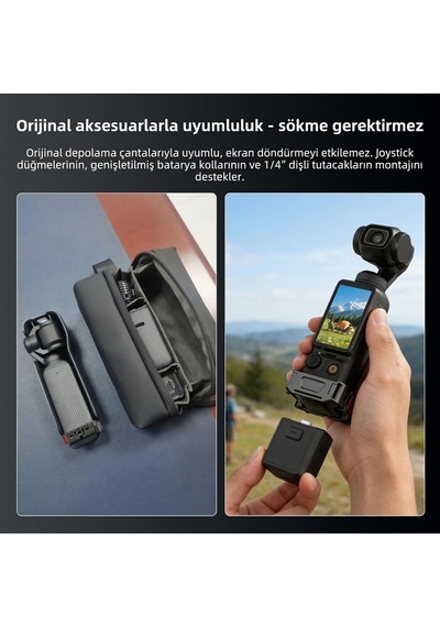 Djı Osmo Pocket 3/4 İle Uyumlu Alüminyum Genişletme Çerçevesi Frm