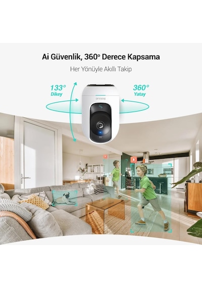 Botslab 360+ C221 Pro 3k 360 Akıllı Güvenlik Kamerası