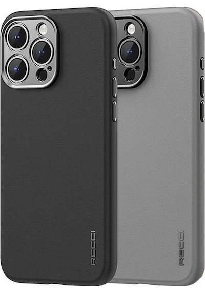 Apple Uyumlu iPhone 15 Kılıf Recci Magsafe Şarj Özellikli Kamera Korumalı Explore Serisi Kapak Gri