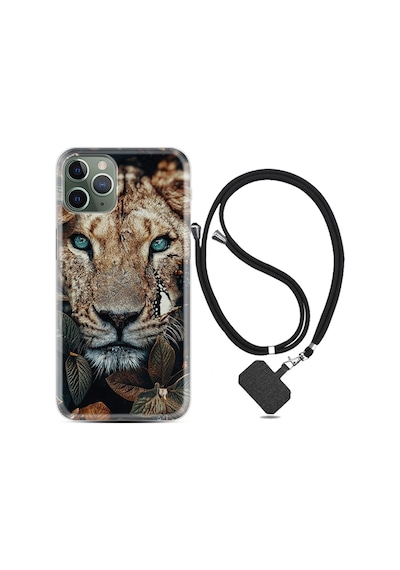 Apple Uyumlu iPhone 13 Pro Kılıf Boyun Askılı Flowers Leon 2 1342