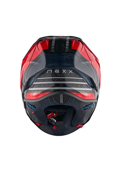 Nexx X.r3r Swırl Karbon Kırmızı Kask Kırmızı