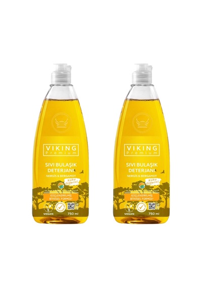 Viking Premium Bulaşık Deterjanı Nergis Bergamot 2 x 750 ML