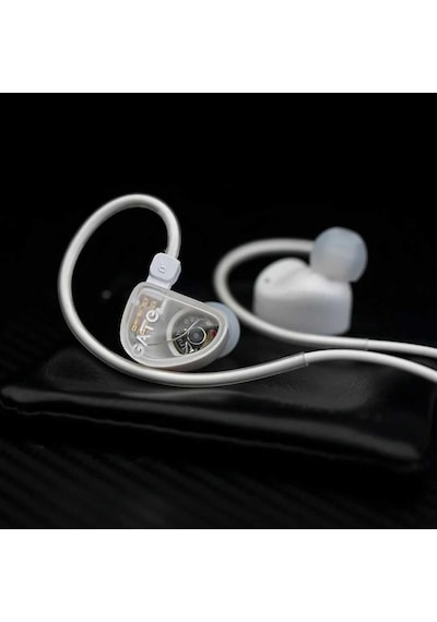Gate In-ear Kablolu Mikrofonlu Monitör Kulaklık - Beyaz