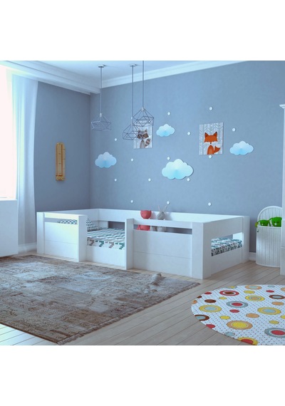 Herseycik Ninnimo Montessori Mdf Karyola Beyaz M4 - Y 1019 Beyaz