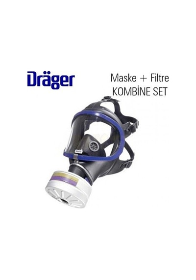Drager 6300 Tam Yüz Maskesi + Filtre