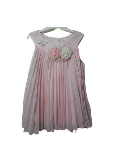 Kız Çocuk Elbise Şifon Pembe