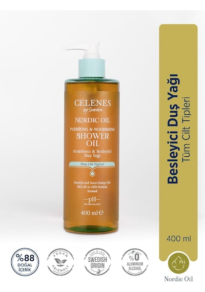 Nordic Oil Duş Yağı Tüm Cilt Tipleri İçin Besleyici Diğer