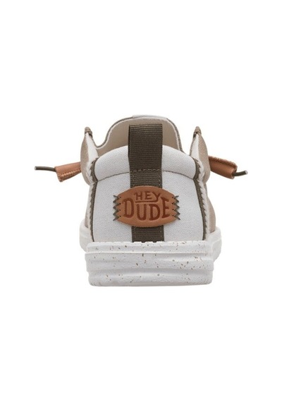 Hey Dude Wally Craft Linen Erkek Günlük Ayakkabı-33141 Kahverengi-gümüş