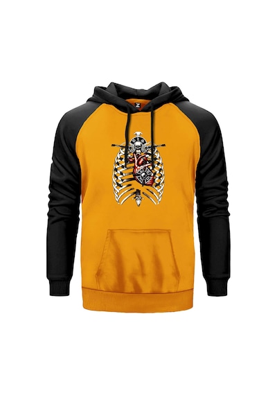 Black Label Es 106 Sarı Renk Reglan Kol Sweatshirt Sarı
