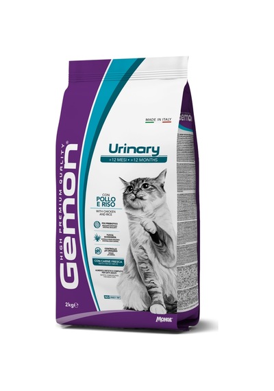 Gemon Urinary Tavuklu Pirinçli Yetişkin Kedi Maması 2 Kg