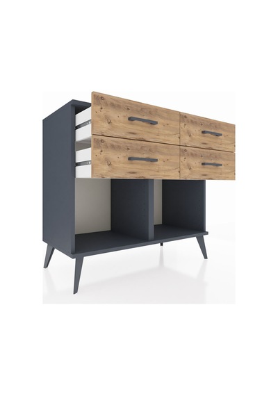 Hyperion Şifonyer 4 Çekmeceli 88x44x80 Antrasit-aytaşı/çam Aytaşı/çam Hyperion Şifonyer 4 Çekmeceli 88x44x80 Antrasit-aytaşı/çam Aytaşı/çam