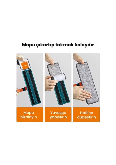 180 Derece Dönebilen Teleskopik Çift Taraflı Pratik Cam Silme Aparatı Yeşil