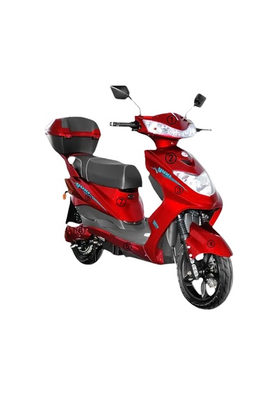 Gtem Yuki Windy Yk 30 Kırmızı Kaporta Seti