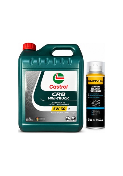 Castrol Crb Mini Truck C2 5W-30 7 L + Klima Bombası 200 ML