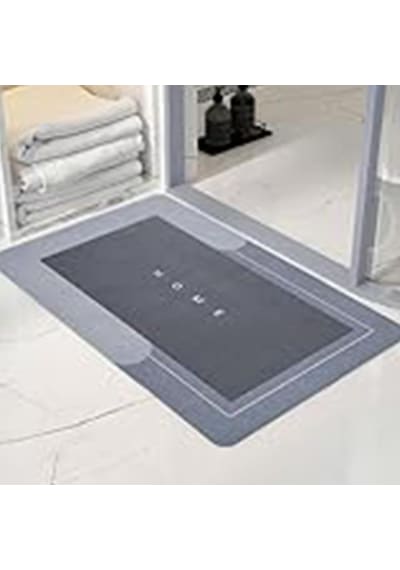 Süper Su Emici Kaymaz Tabanlı Paspas 60x39 Cm, Chrmk1904 Diğer