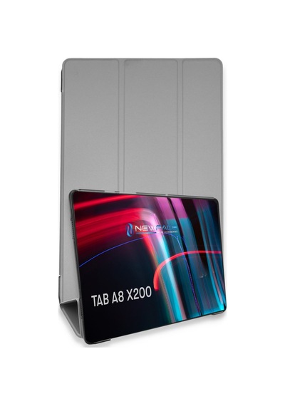 Galaxy X200 Tab A8 10.5 Kılıf Tablet Smart Kılıf - Gri Diğer