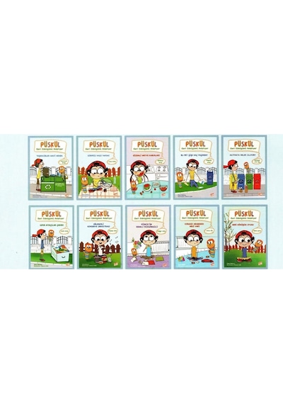 Gizemli Bahçe Hikaye Kitabı Set 10 Kitap Püskül Geri Dö