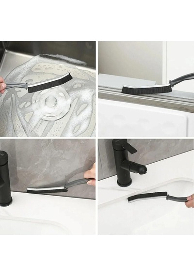 Çok Amaçlı Multi Ince Temizlik Fırçası Derz Arası Banyo Mutfak Lavabo Detay Temizleme Fırçası 2 Adet