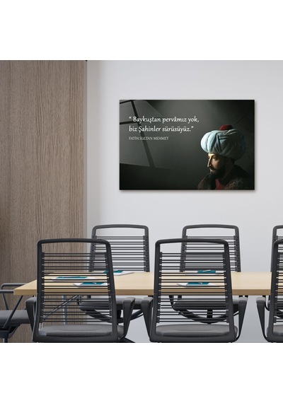 Decorita Fatih Sultan Mehmet | Fsm Cam Tablo | Şahinler Sürüsü |
