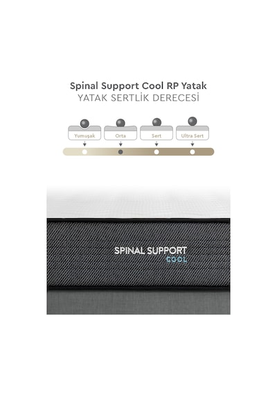 Yataş Bedding Spinal Support Cool RollPack Pocket Yaylı Ortopedik Yatak 150x200 cm