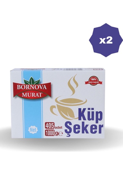 Küp Şeker 405'li 1 Kg X 2 Adet