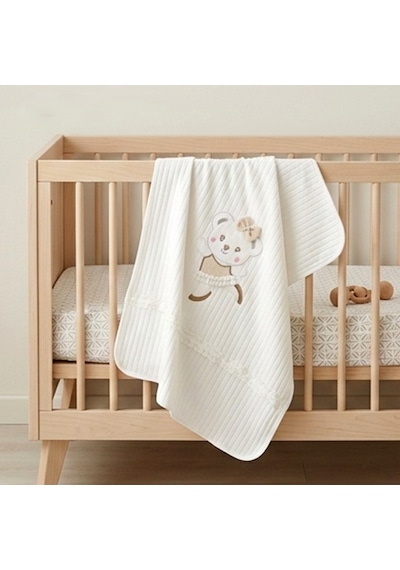 Sebi Bebe Bebek Battaniye 4153 Ekru