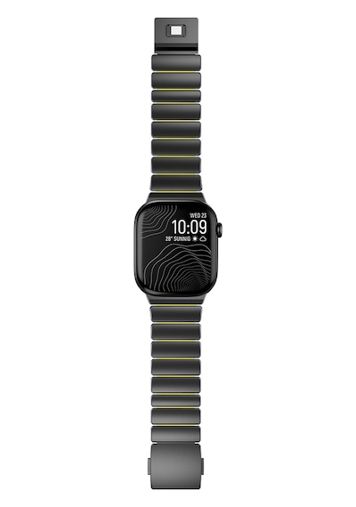 Watch 44mm Sbt Krd-149 Titanyum Silikon Kordon - Gümüş-turuncu