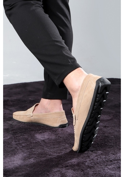 Naran Hakiki Deri Erkek Günlük Ayakkabı, Loafer Ayakkabı, Hafif Ayakkabı, Süet Ayakkabı