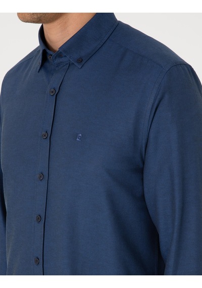 Pierre Cardin Erkek Lacivert Gömlek Desenli 50306996-vr033 Lacivert