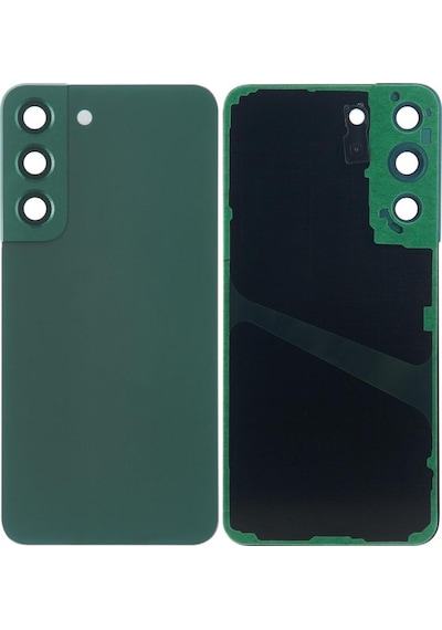 Samsung S22 Yeşil Uyumlu Arka Kapak Batarya Kapağı Pil Kapağı Yeşil