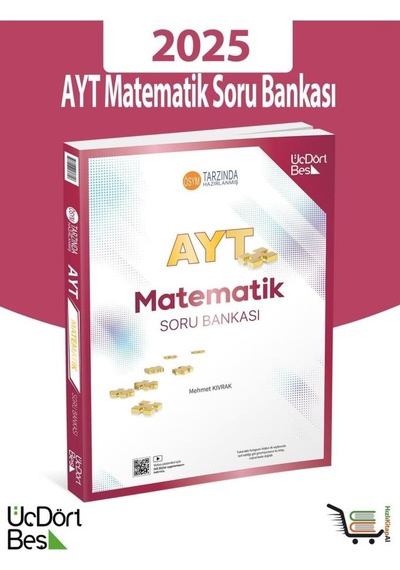 Üçdörtbeş Yayınları Ayt Matematik Soru Bankası Yeni Baskı