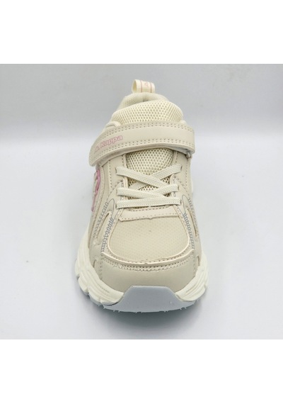 Kappa Kp-4061f Bej Renk Cırtlı Kız Çocuk Sneaker Spor Ayakkabı