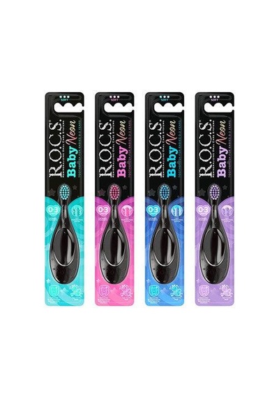 .baby Neon Ekstra Soft Diş Fırçası 0-3 Yaş Açık