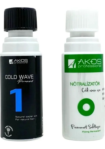 Akos Perma Ilacı Set Doğal Saçlar Için 100 Ml + 100 Ml