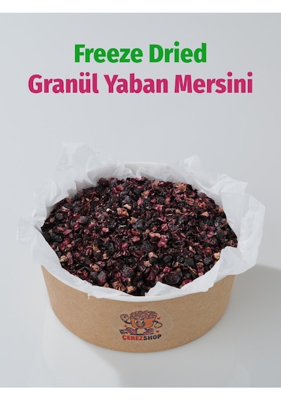 Freeze Dried Dondurularak Kurutululmuş Granül Yaban Mersini 300 Gr 300 G