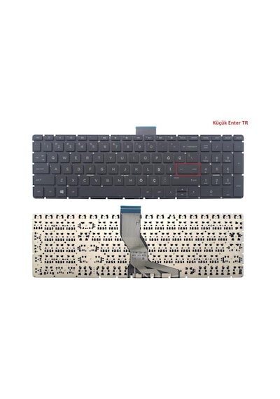 HP Uyumlu 15S-Eq0006Nt (3H923Ea) Notebook Klavyesi (Siyah Tr) - 548391454