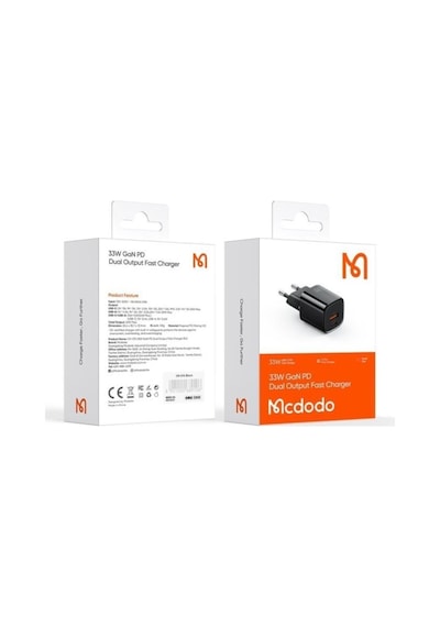 Mcdodo 33w Usb Type-c Mini Hızlı Şarj Adaptörü Gan Pd Ch-0151