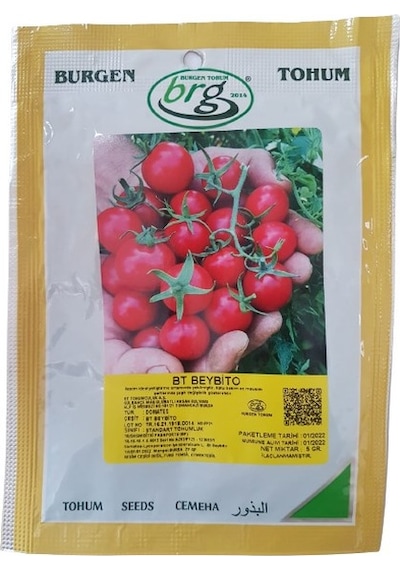 Bt Beybito Cherry Domates Tohumu 5 GR 2022 Üretimli