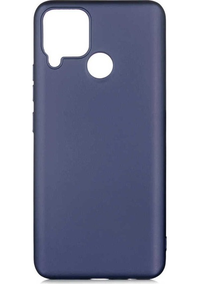 Realme C25 Kılıf Zore Premier Silikon Kapak Lacivert