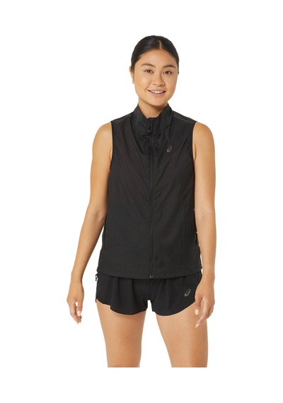Asics Metarun Packable Gılet Kadın Siyah Yelek 2012c974-001 Siyah