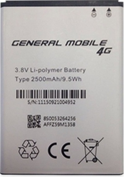Senalstore General Mobile Discovery 4g Uyumlu Pil Batarya