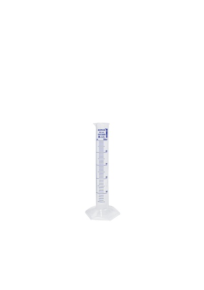 Borox Plastik Mezür 50 Ml - Uzun Form - Mavi Skala