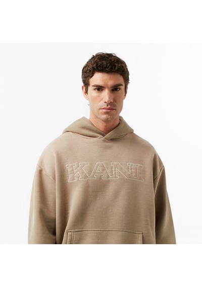 Karl Kani Retro Oversized Erkek Kahverengi Sweatshirt Km253-014-2 Kahverengi