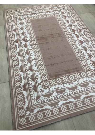 Dinarsu Halı Divina 150X233 Dı-007 Pudra Pembe Beyaz 4 M2 Halı !